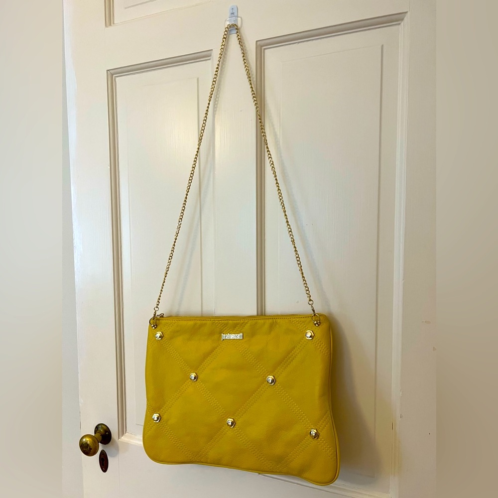 Just Cavalli Crossbody/Clutch in yellow